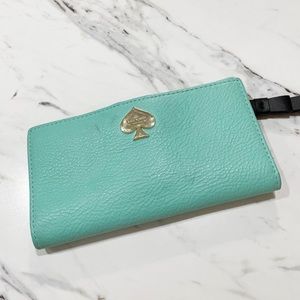 Black and Turquoise Kate Spade Wallet